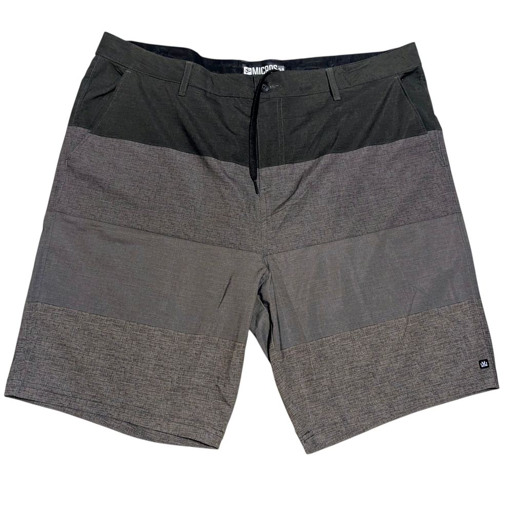 Micros Men's Black and Gray Hybrid Shorts